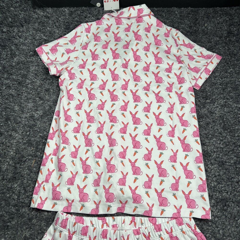 NWT Roller Rabbit Romy Rabbit Polo Pajamas Set Size S - Picture 11 of 11